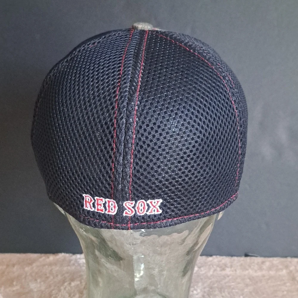 Boston Red Socks Hat Cap New Era MLB Medium 39thirty Realtree Camo Jersey Mens - Picture 3 of 6